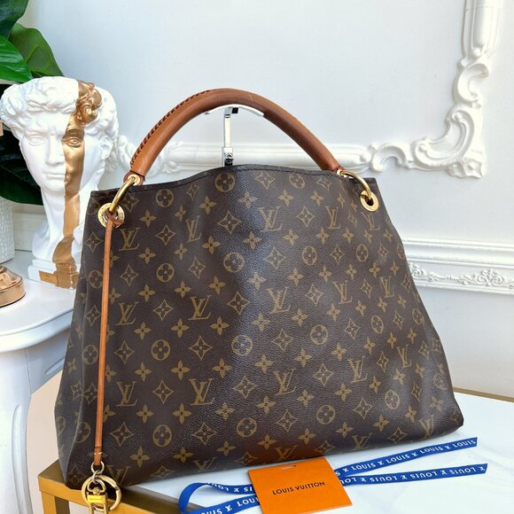 Authentic Louis Vuitton Artsy Monogram Canvas Hobo Shoulder Bag CA4181 B0677 - Picture 4 of 16